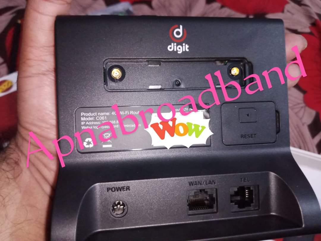 Jazz 4G Unlock Router 03452813343